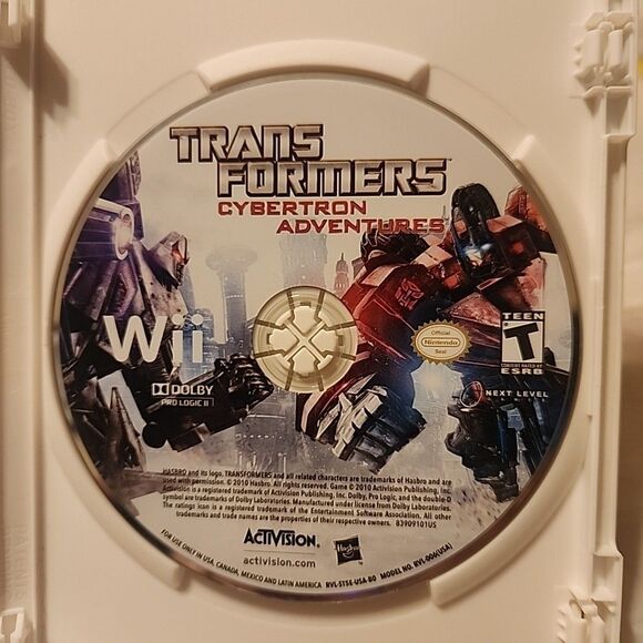 Transformers: Cybertron Adventures (Nintendo Wii, 2010) - Picture 3 of 3